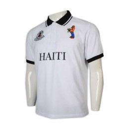 P1195 polo-shirt matching color lapel sleeve badge American polo-shirt manufacturer P1195 polo-shirt matching color lapel sleeve badge American polo-shirt manufacturer